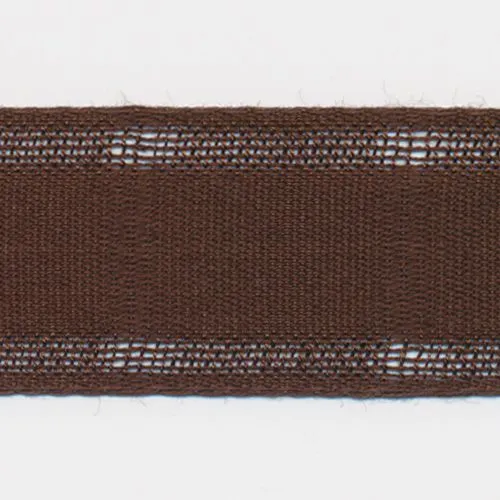 Cotton Gauze Ribbon #36 Dark Brown