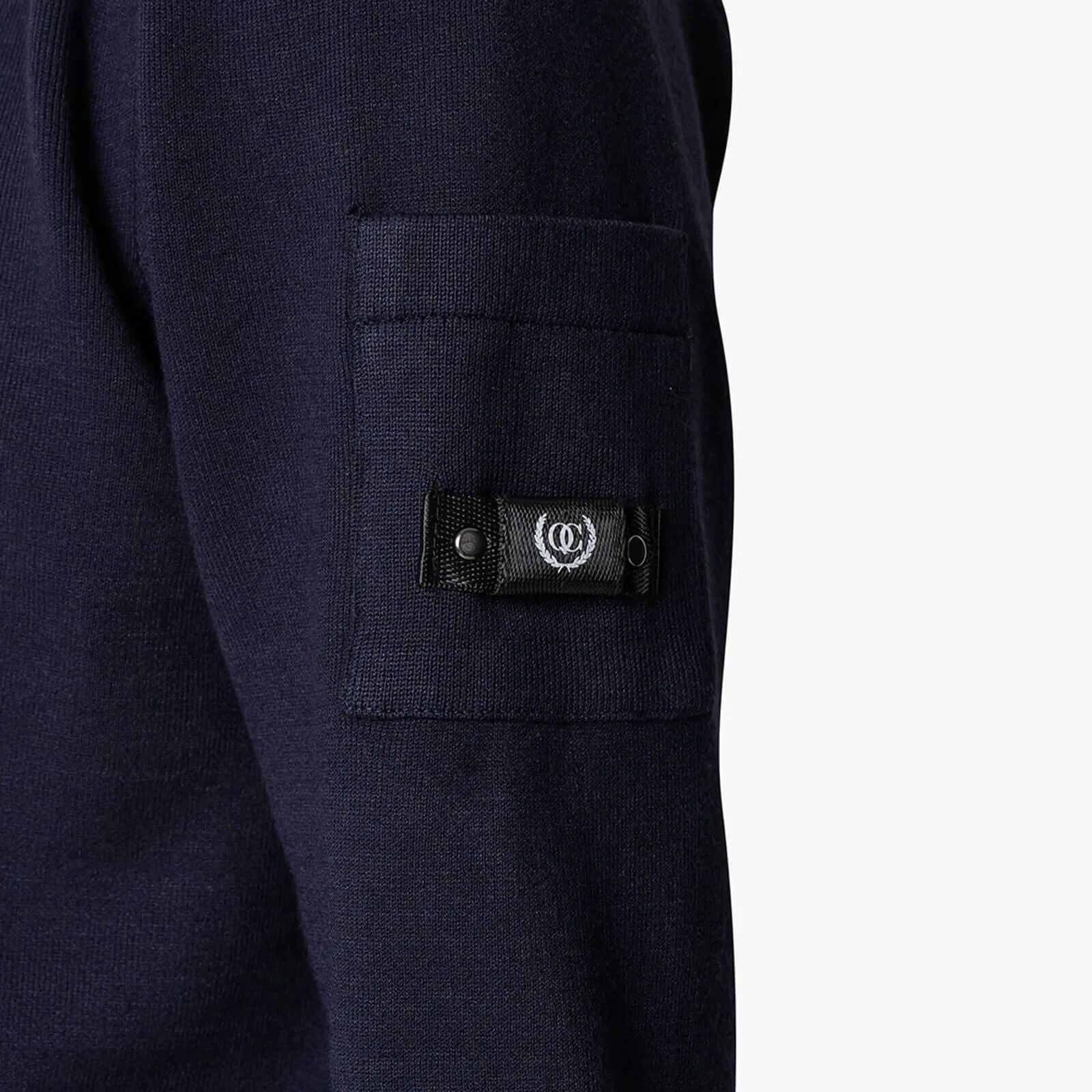 COUTEUX KNITTED BUTTON UP | NAVY