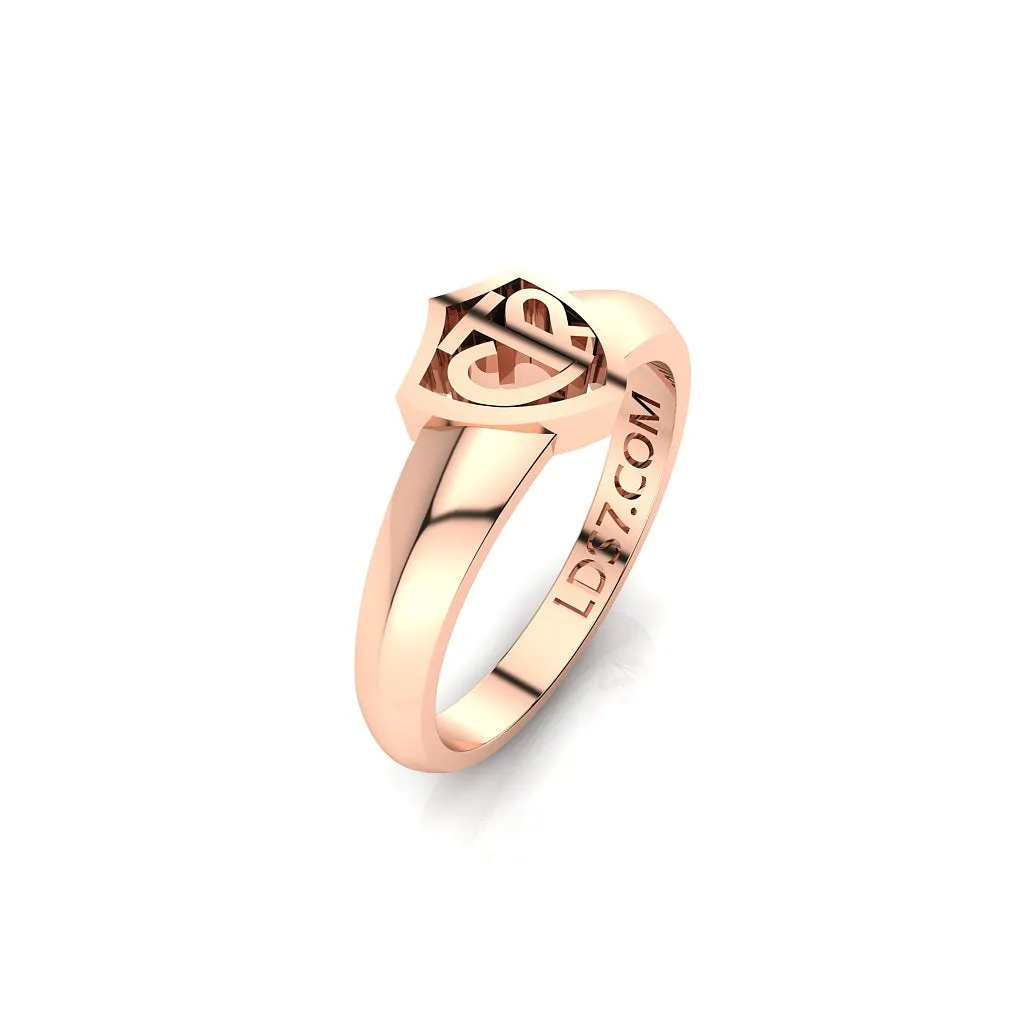 CTR Small Classic Open Shield, 14K #353