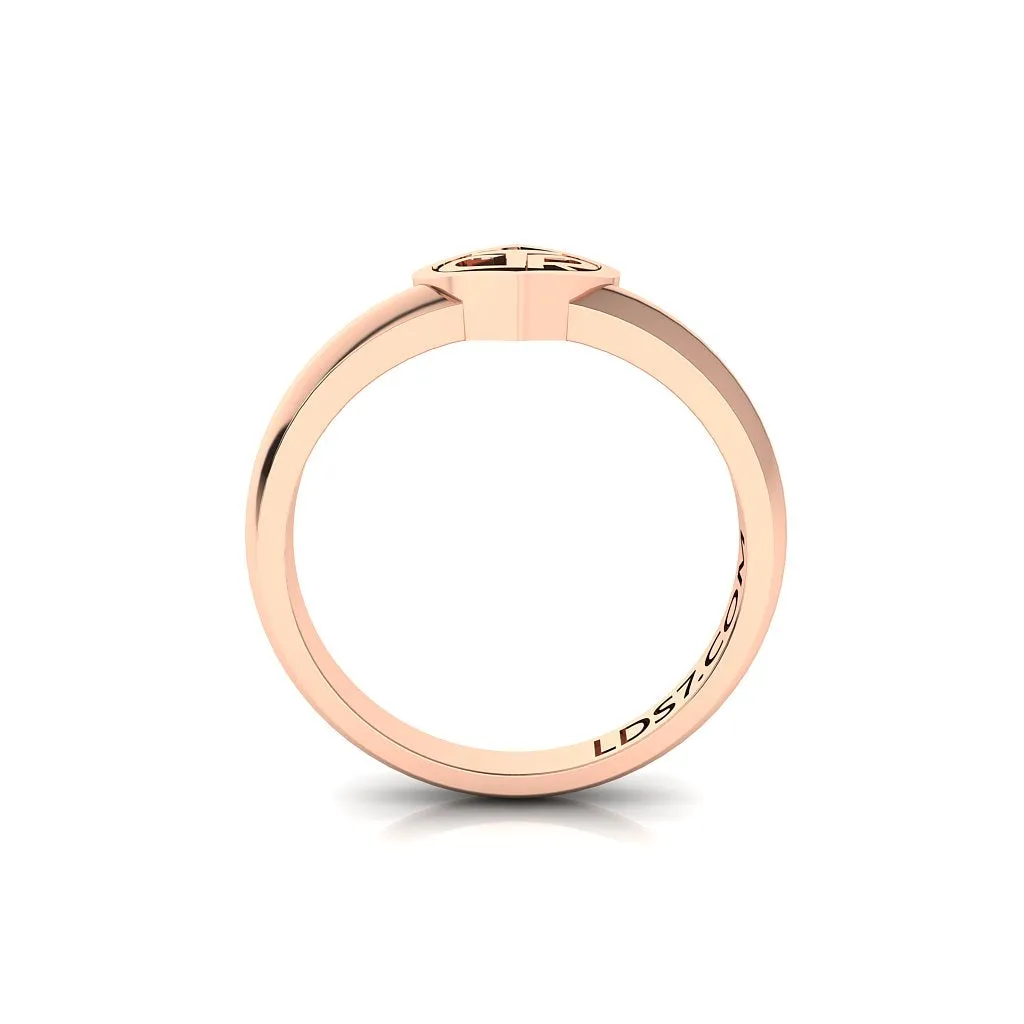 CTR Small Classic Open Shield, 14K #353
