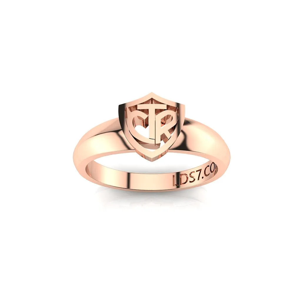 CTR Small Classic Open Shield, 14K #353