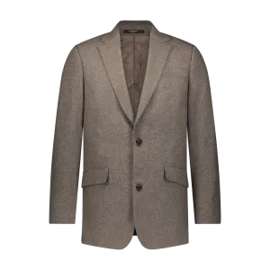 Custom Birdseye Suit - Taupe