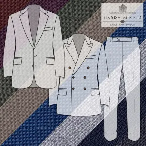 Custom Suits & Sportcoats Hardy Minnis Fresco Lite & Balloon Hopsack
