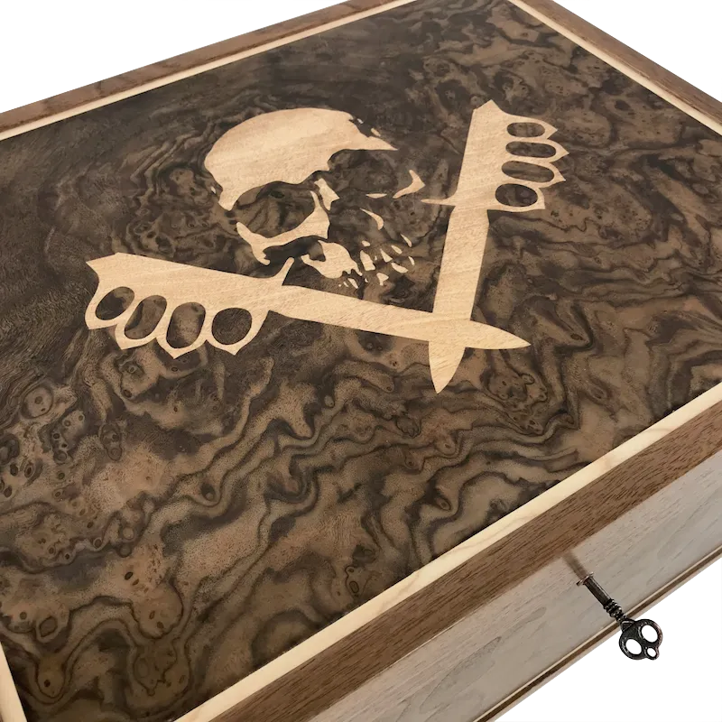 Custom wooden Personalized Toasting box (Base price shown)
