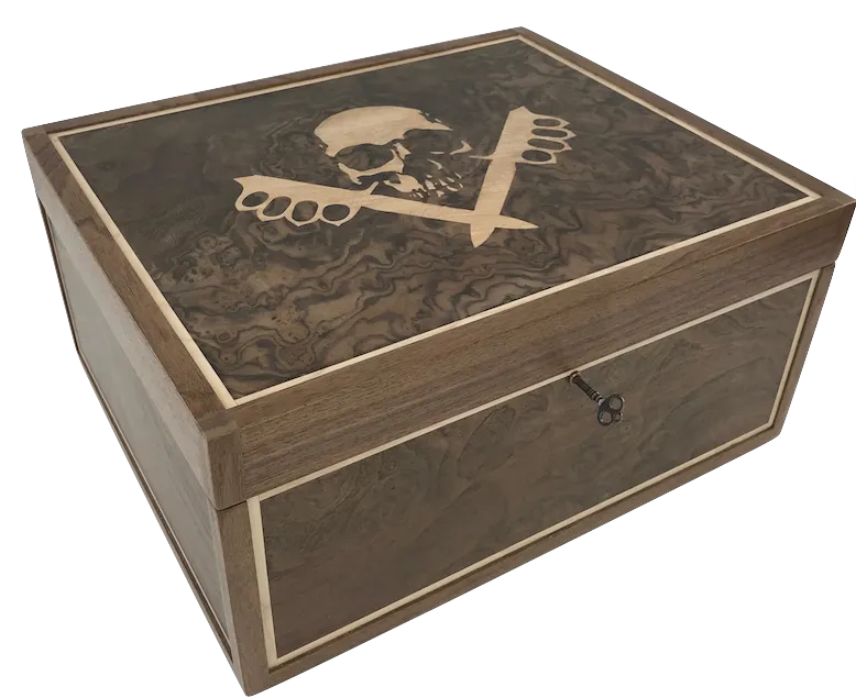 Custom wooden Personalized Toasting box (Base price shown)