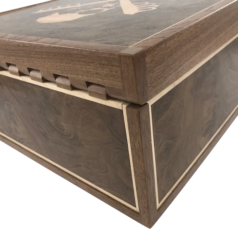 Custom wooden Personalized Toasting box (Base price shown)
