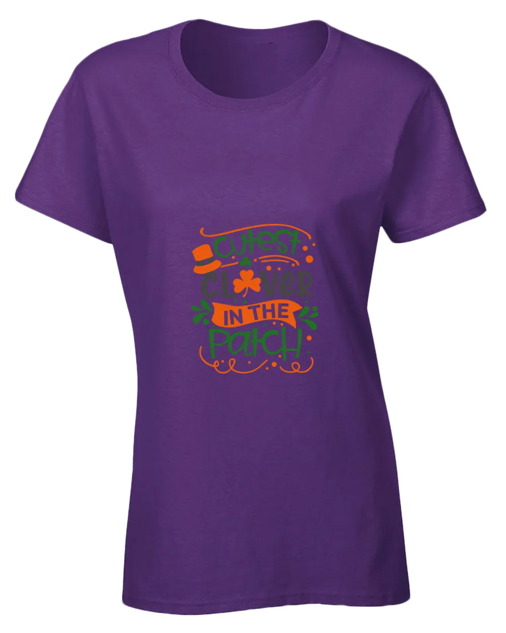 Cutest clever in the patch t-shirt women st patrick's day t-shirt