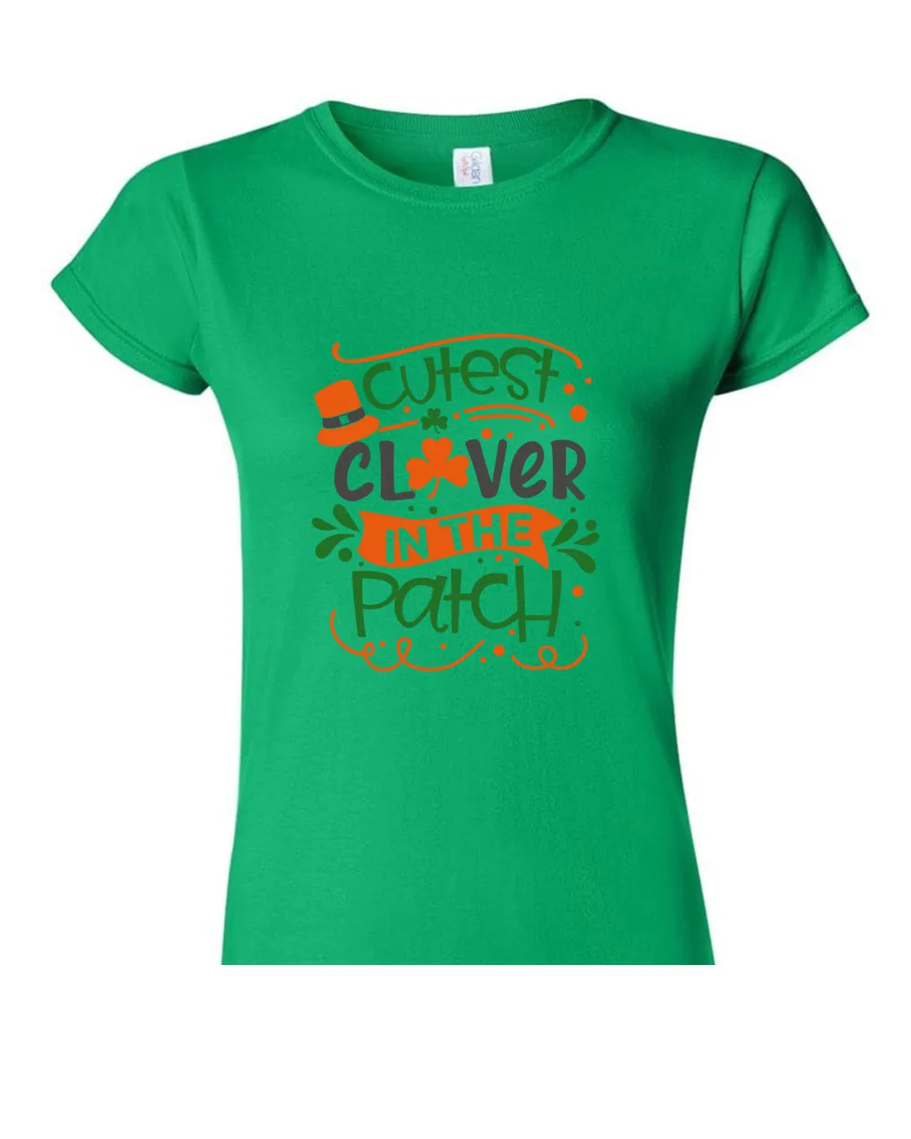 Cutest clever in the patch t-shirt women st patrick's day t-shirt