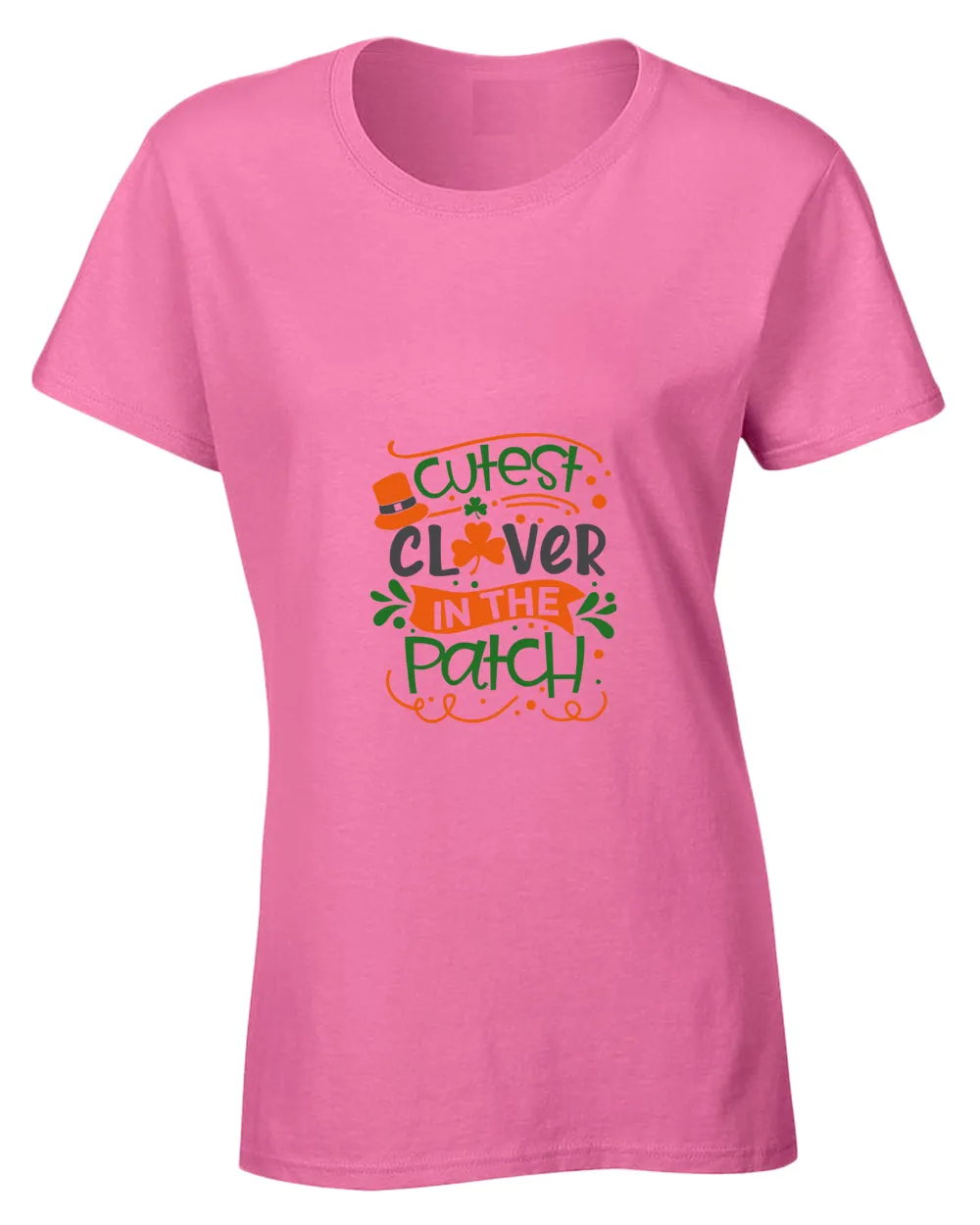 Cutest clever in the patch t-shirt women st patrick's day t-shirt