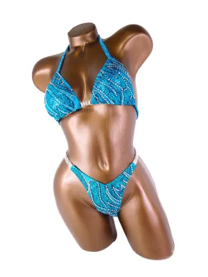 Dark Avatar Lines Figure Competition Suit