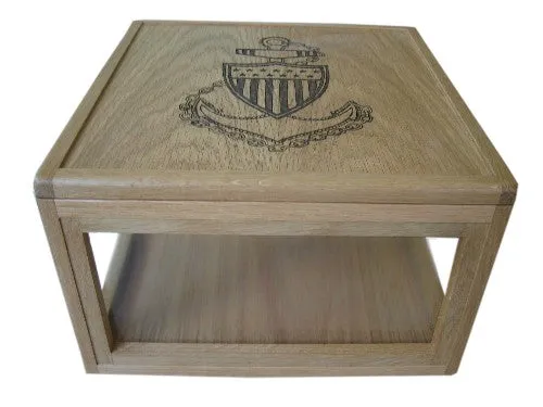 Design your Coast Guard Hat Display Box Here (Base price shown)