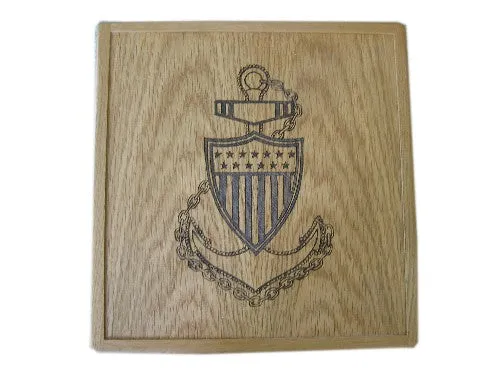 Design your Coast Guard Hat Display Box Here (Base price shown)
