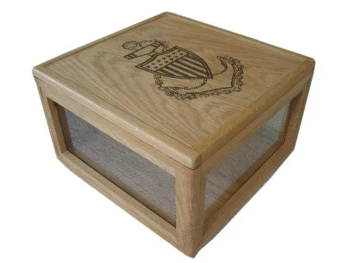Design your Coast Guard Hat Display Box Here (Base price shown)
