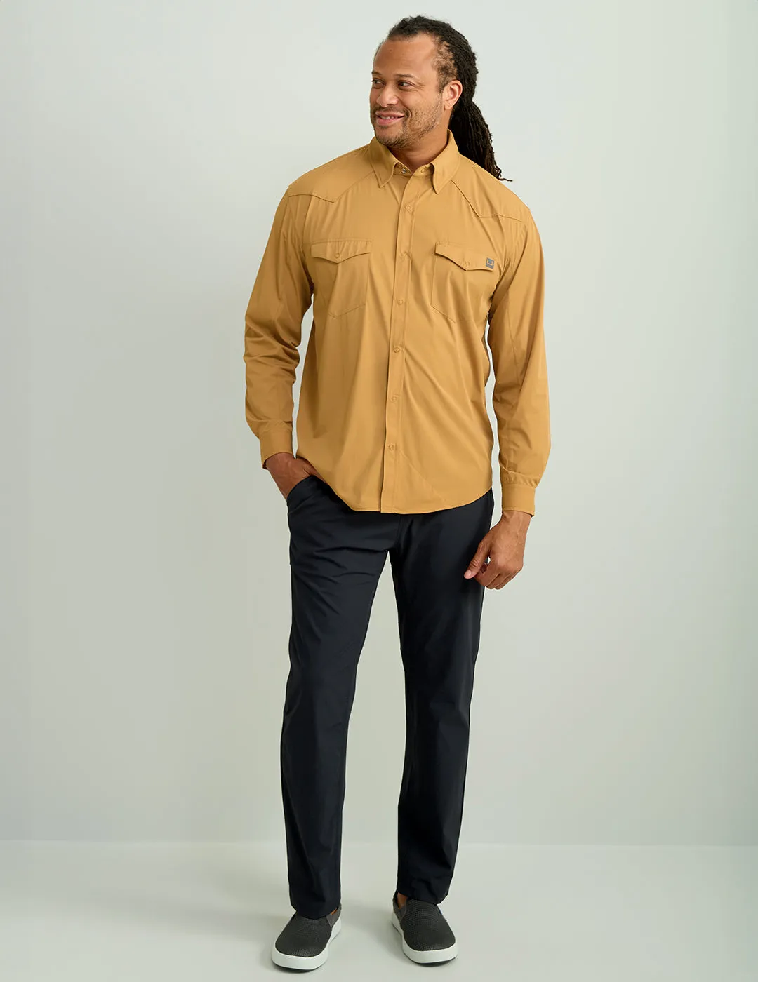 Diamond Back Button-Down
