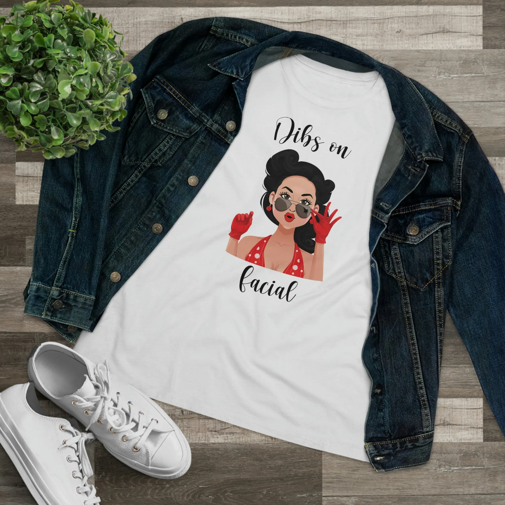 Dibs on Facial Women's Premium Tee