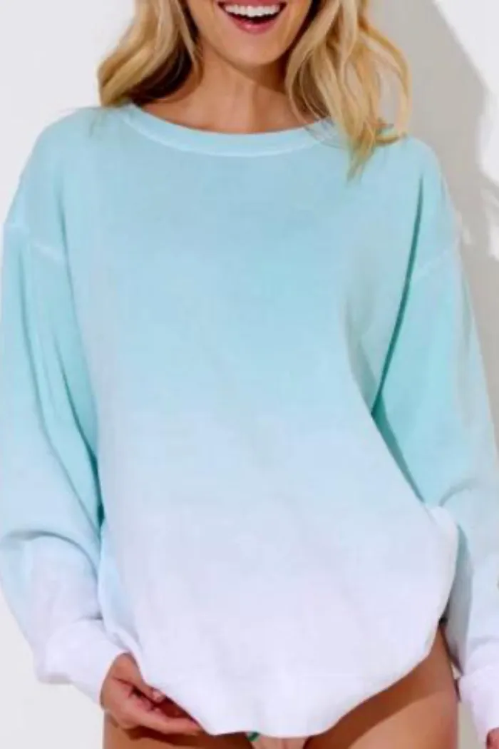 Dip Dye Burnout Sweatshirt