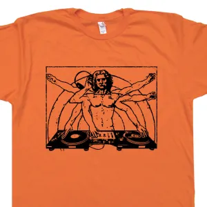 DJ T Shirt Da Vinci DJ Shirt Technics Turntables Shirt Vintage DJ Shirt DJ T Shirt Da Vinci DJ Shirt Technics Turntables Shirt Vintage DJ Shirt