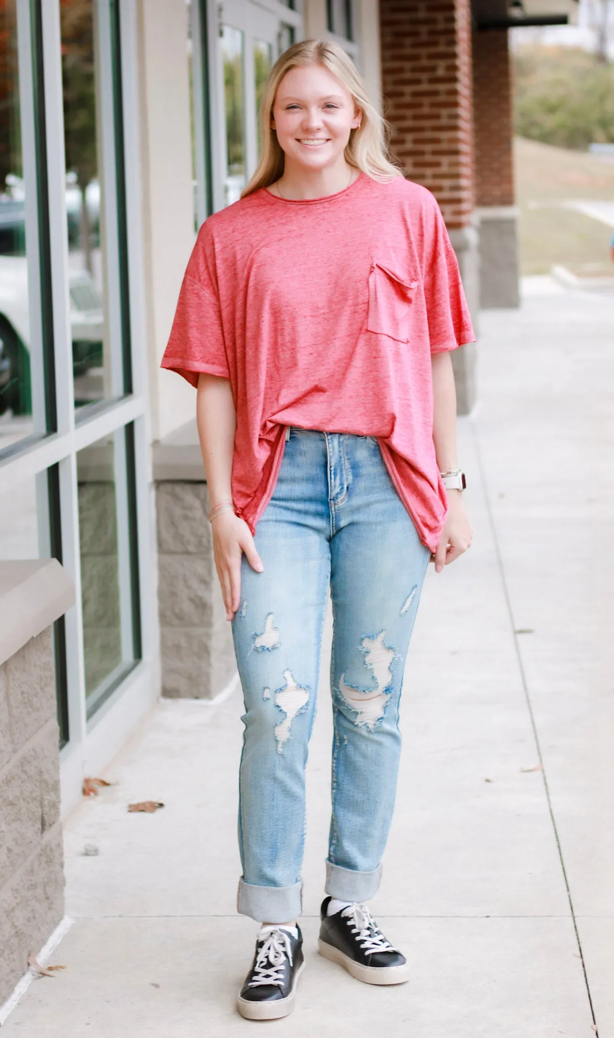 Don't Go Away Mad Burnout Tee