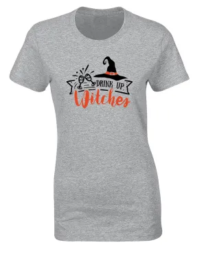 drink up witches t-shirt women Halloween t-shirt