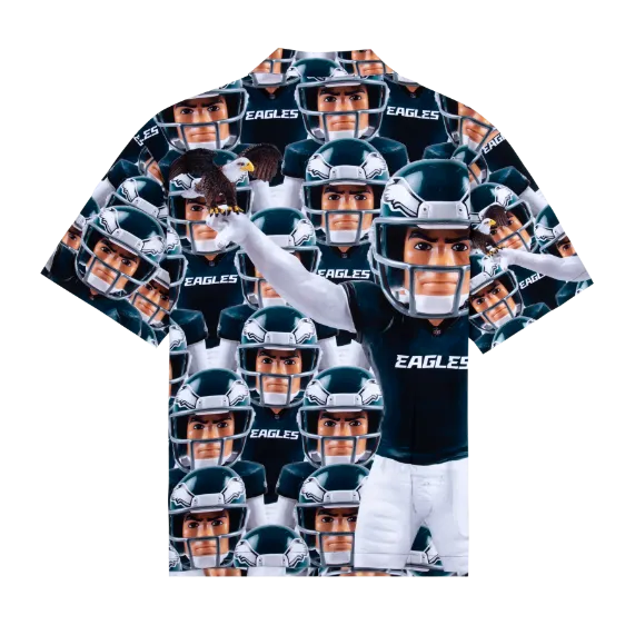 EAGLES RAYON BUTTON UP by GOLF WANG