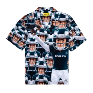 EAGLES RAYON BUTTON UP by GOLF WANG