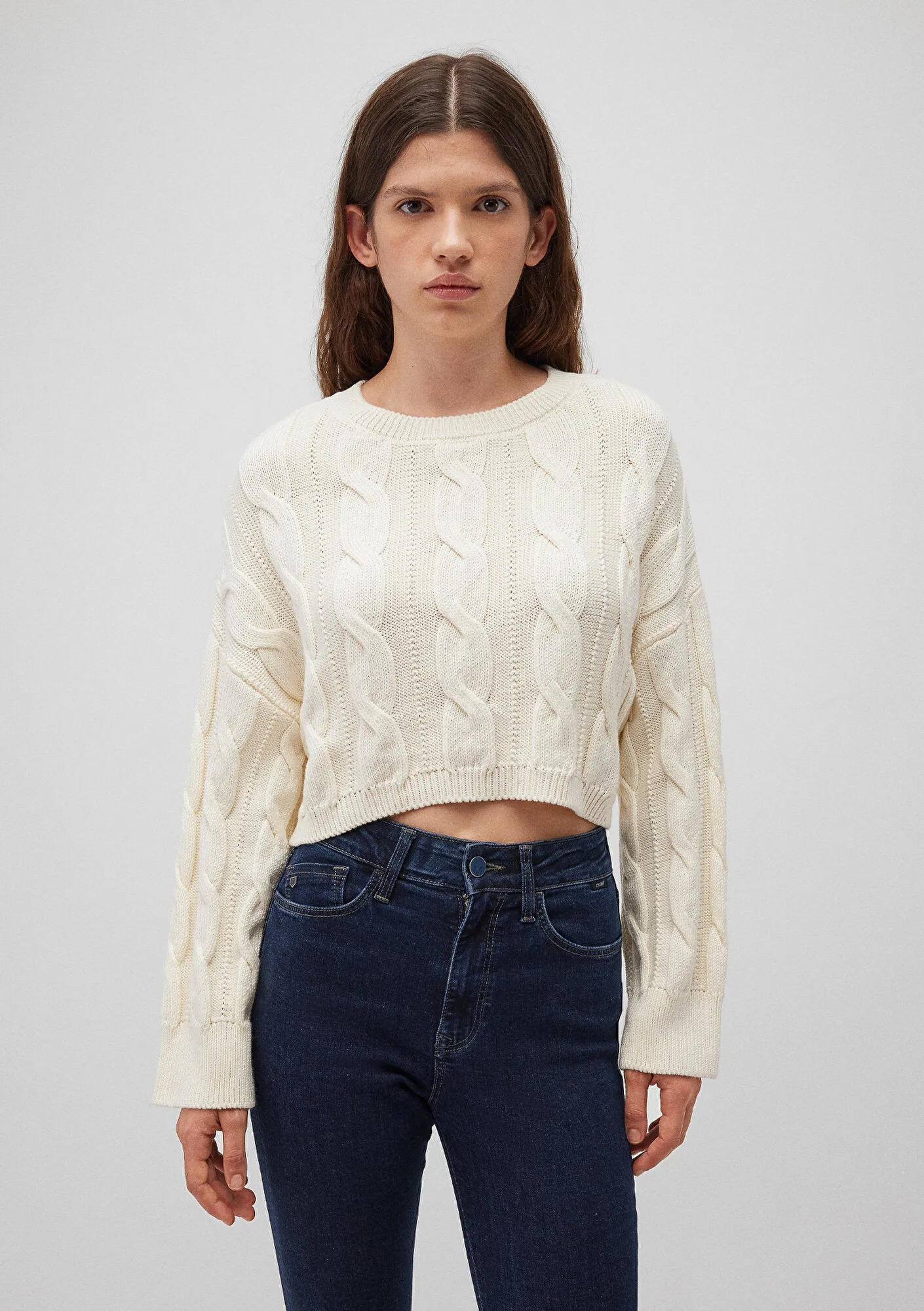 Ecru Crewneck Sweater