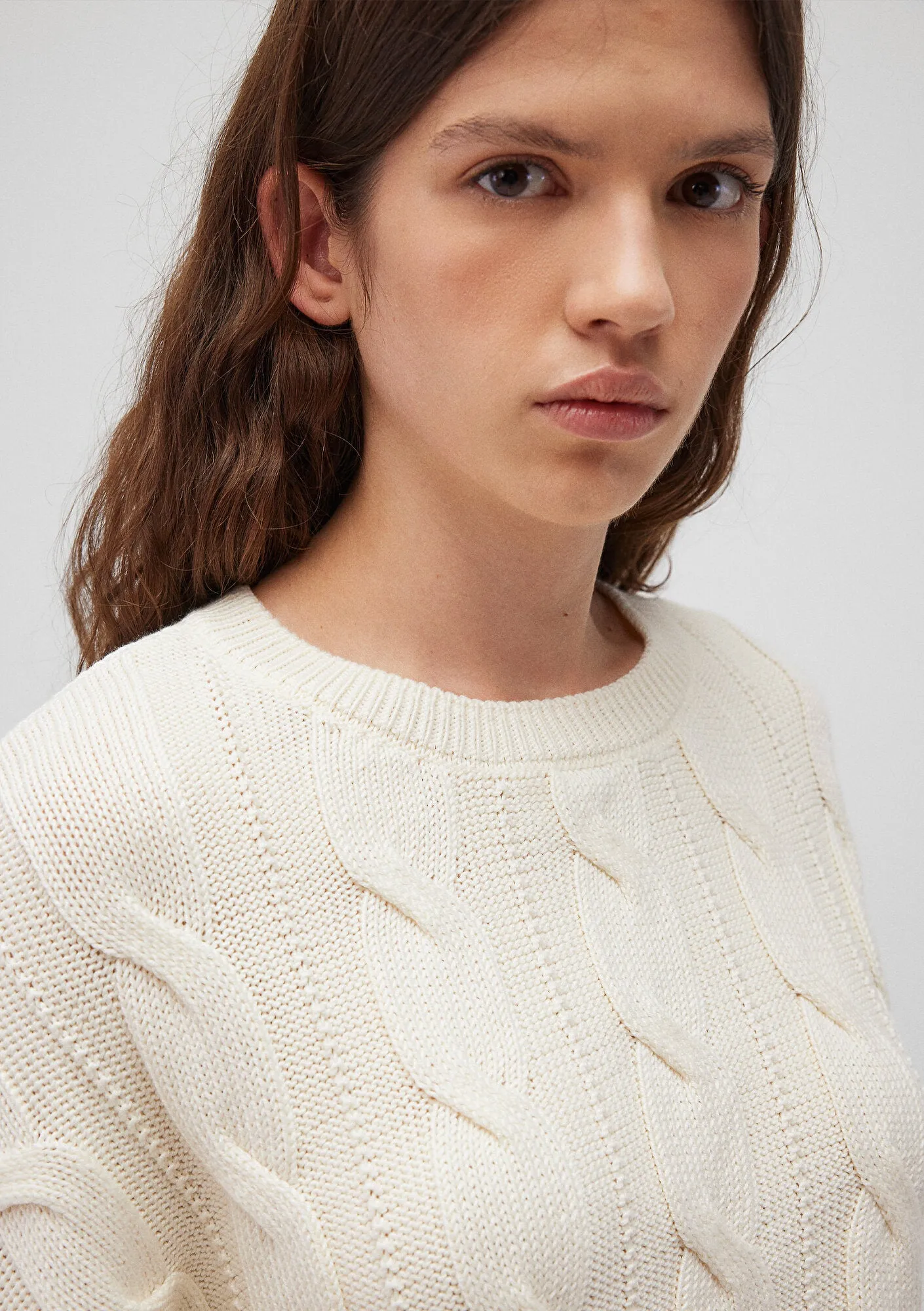 Ecru Crewneck Sweater