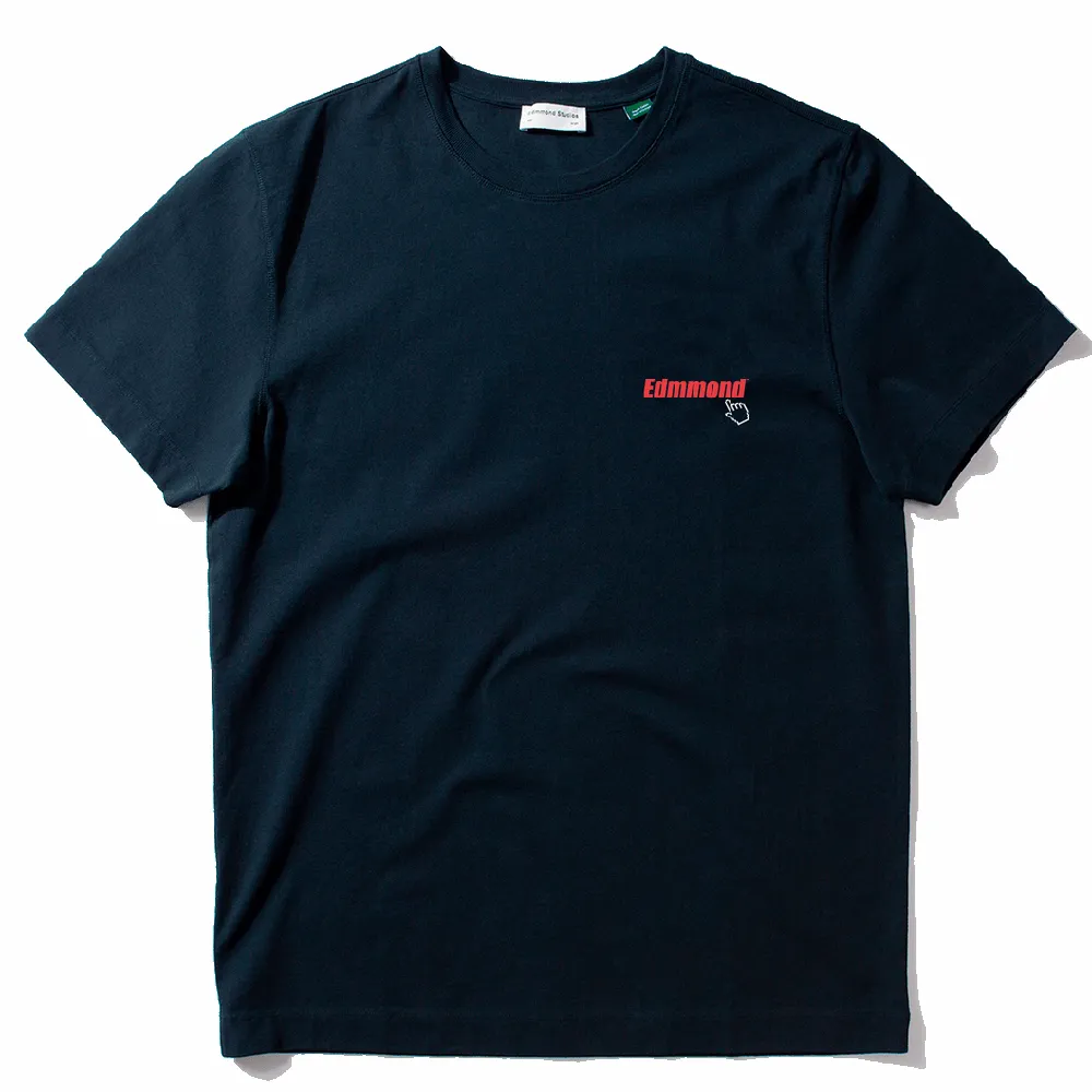 Edmmond Studios Boosted T-Shirt Plain Navy
