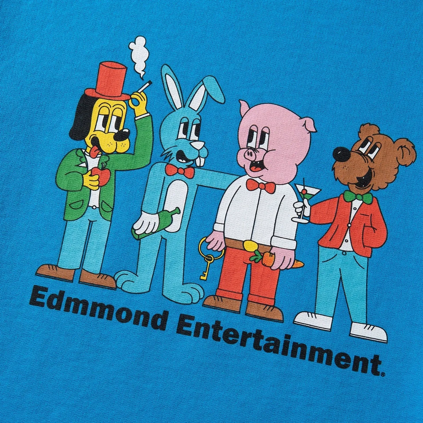 Edmmond Studios Buddies Crewneck Plain Blue