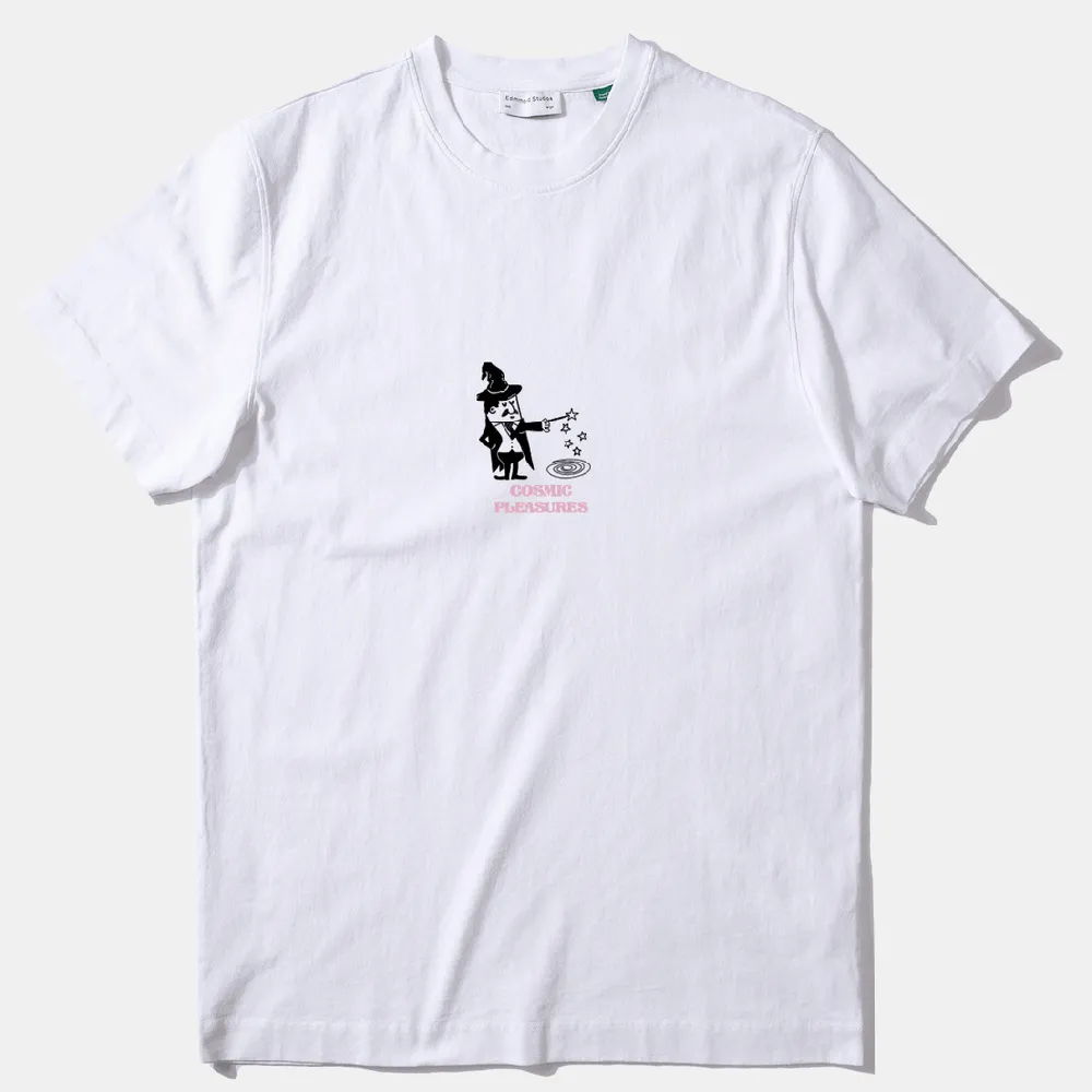 Edmmond Studios Cosmic Pleasures T-Shirt Plain White
