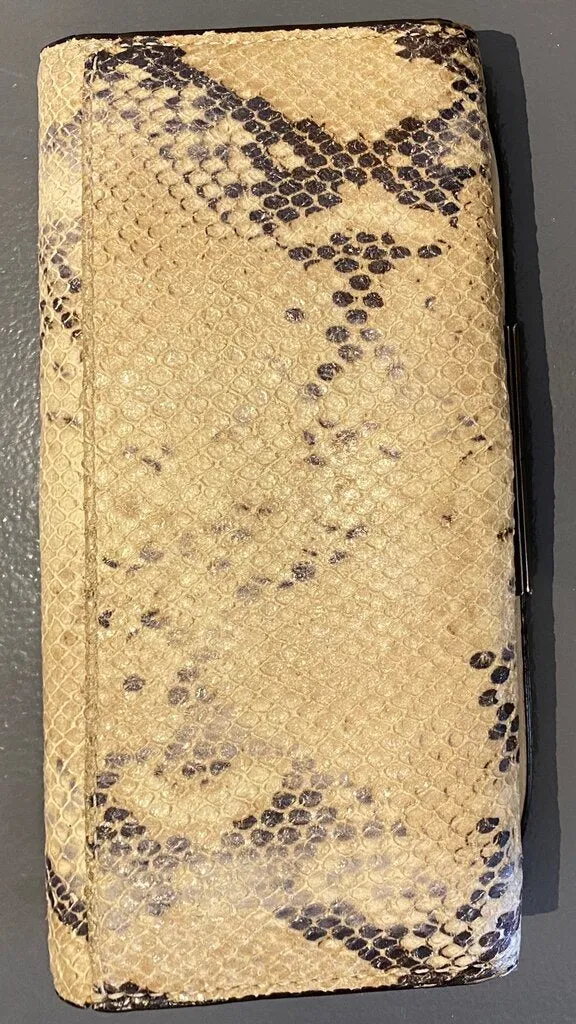 Embossed Long Bifold Wallet