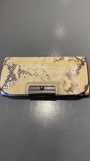 Embossed Long Bifold Wallet