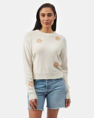 Embroidered Crew Sweater