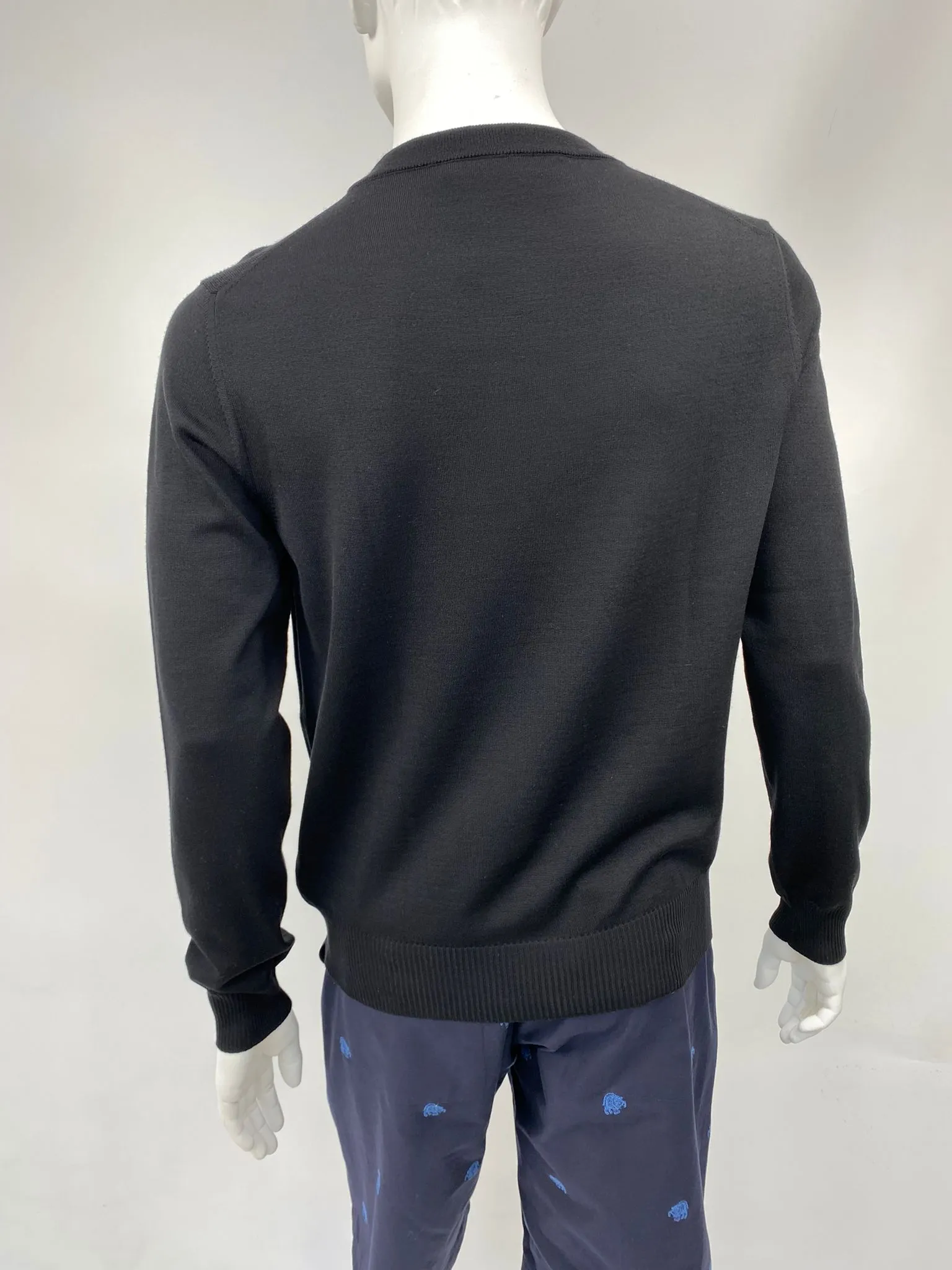 Embroidered Multi Logo Crewneck