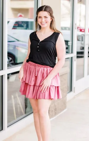 Essential Basic Tank in Black