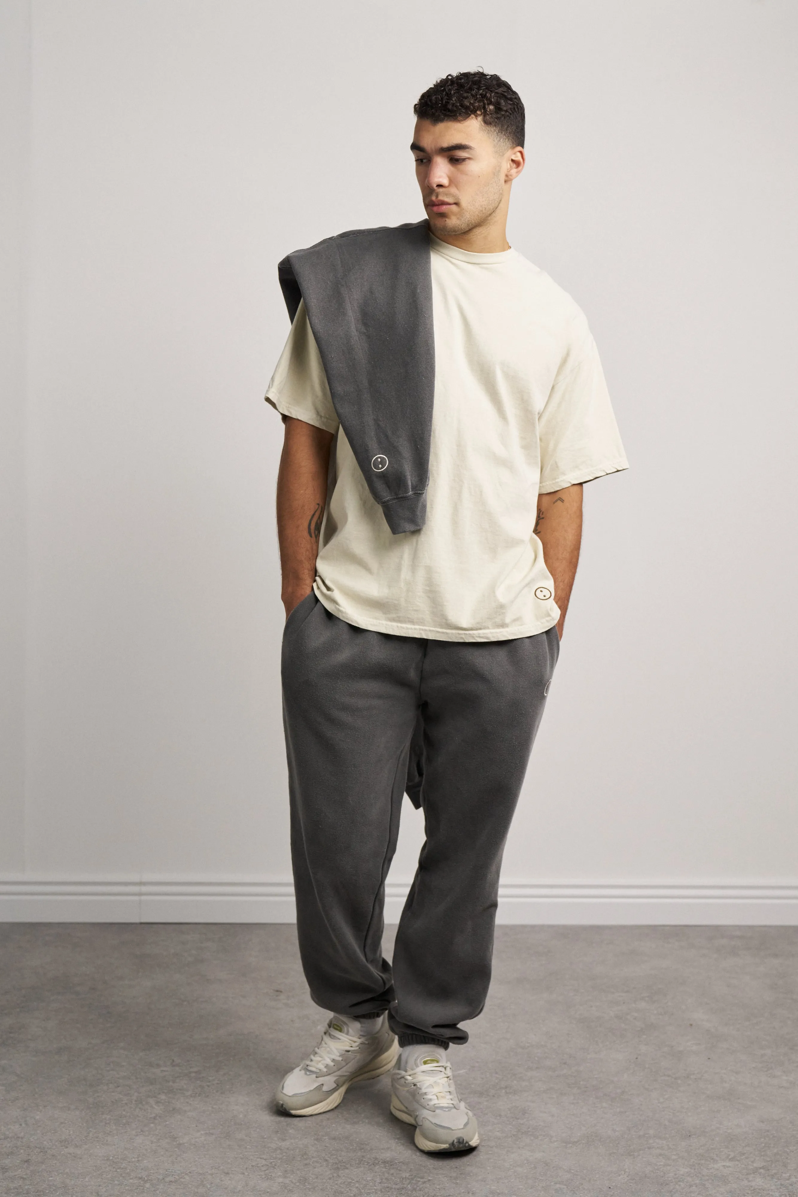 Essentials Vintage Washed Tee - Ivory