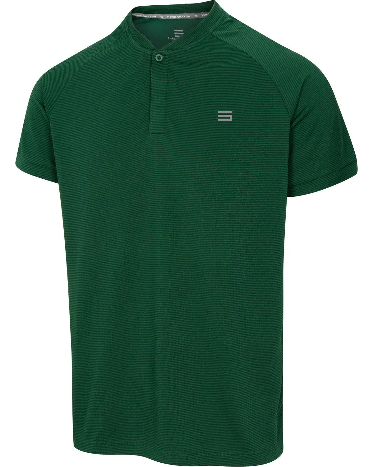 Extreme Deal - Men's Thin-Striped Collarless Golf Polos