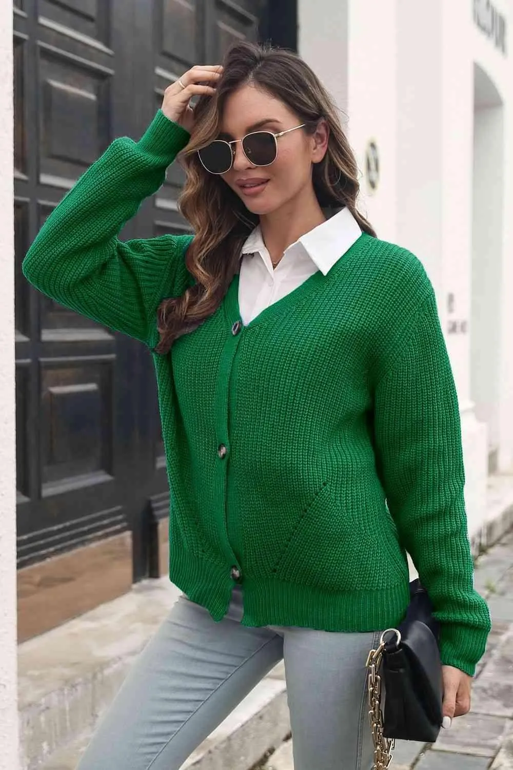 Fall Embrace Knit Button Down Cardigan