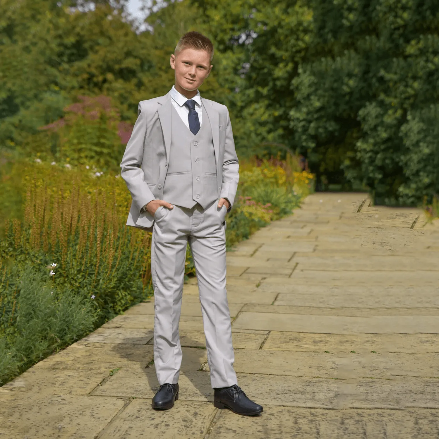 Felix - Stone 5 Piece Boys Suit