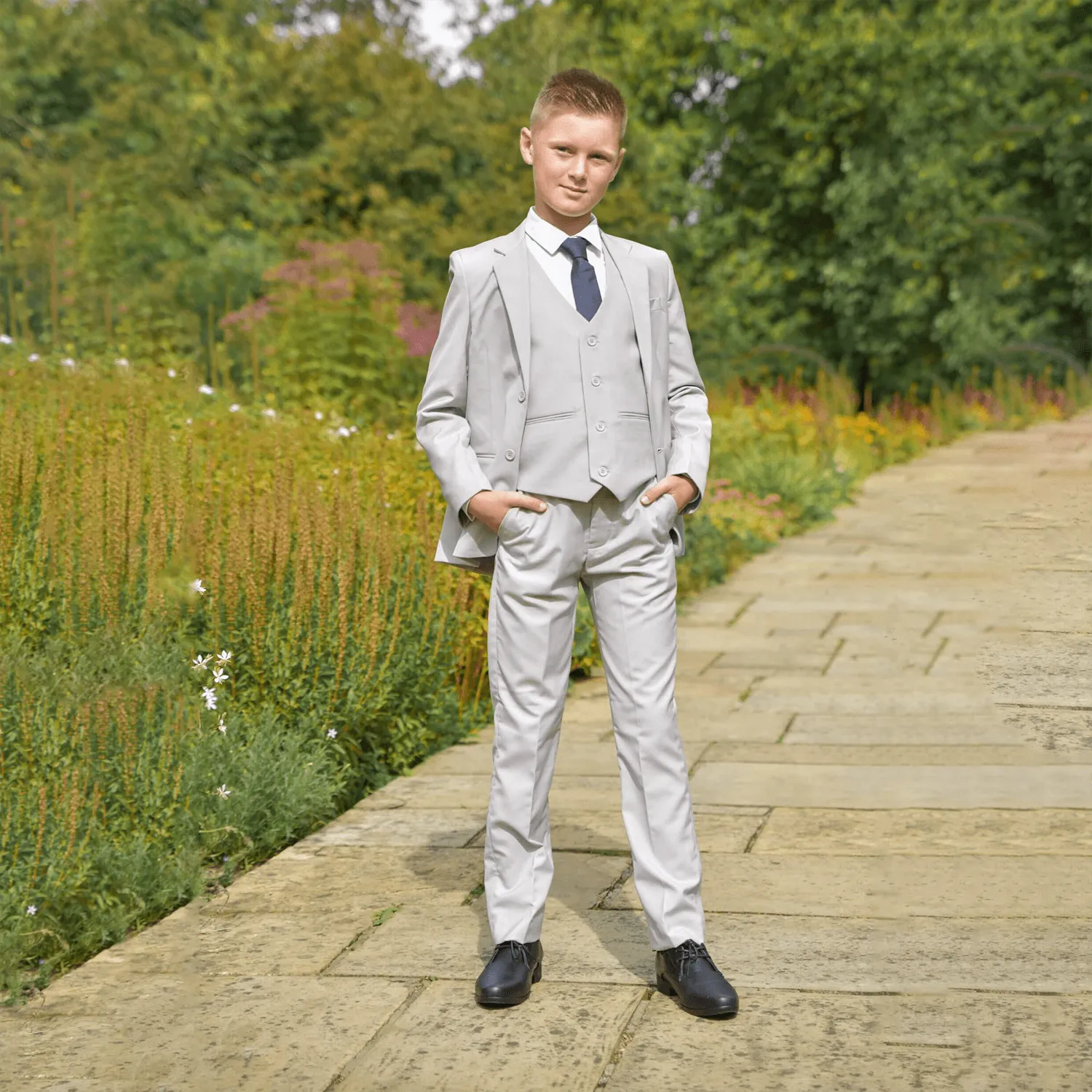 Felix - Stone 5 Piece Boys Suit