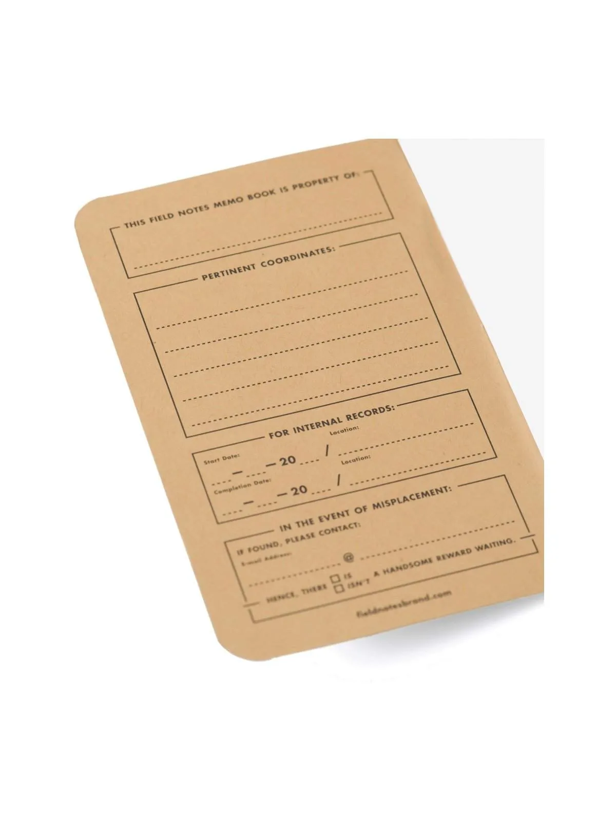 Field Notes Original Kraft 3 Pack Plain Paper