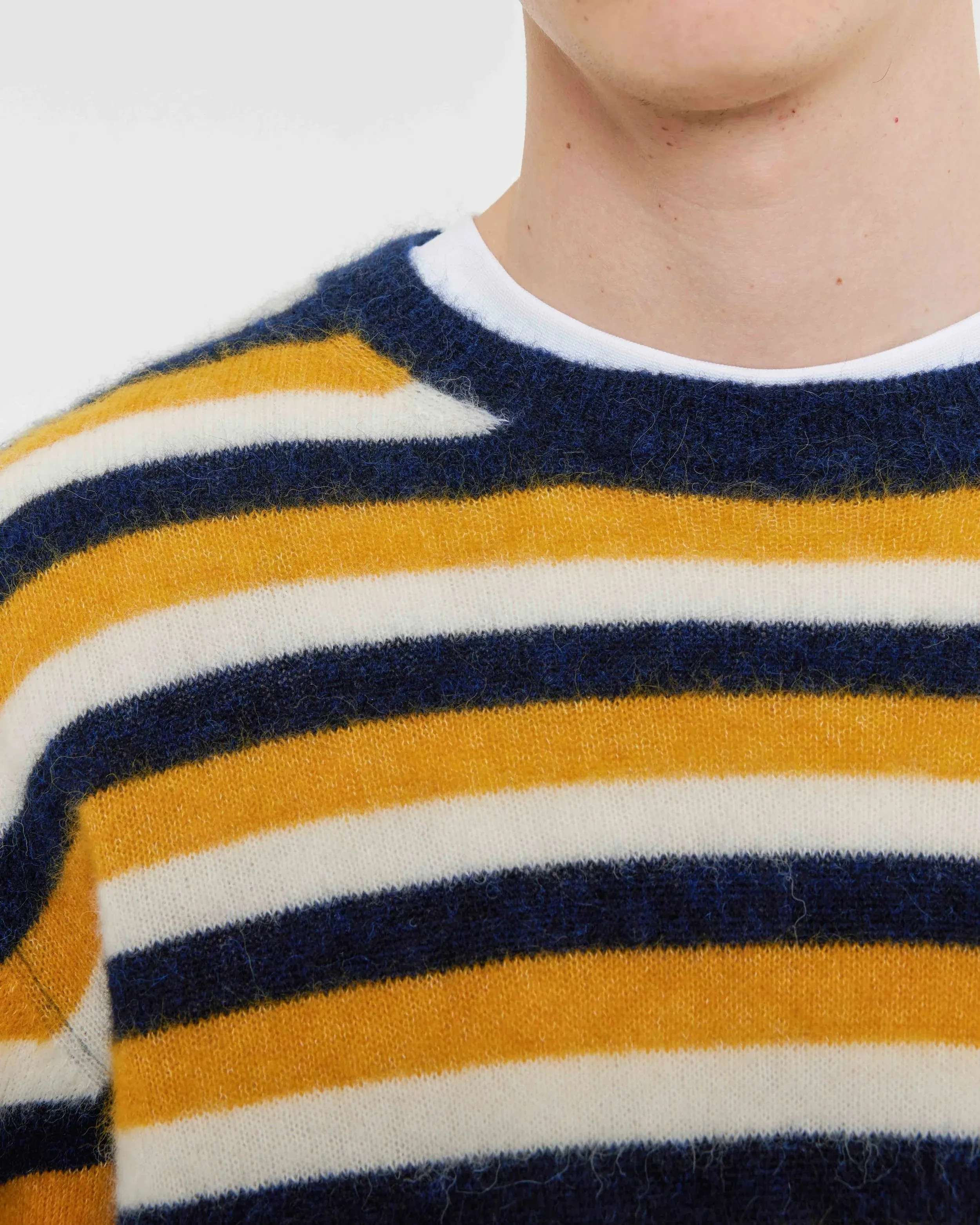 FINAL SALE: National Park Striped Sweater - Yellow