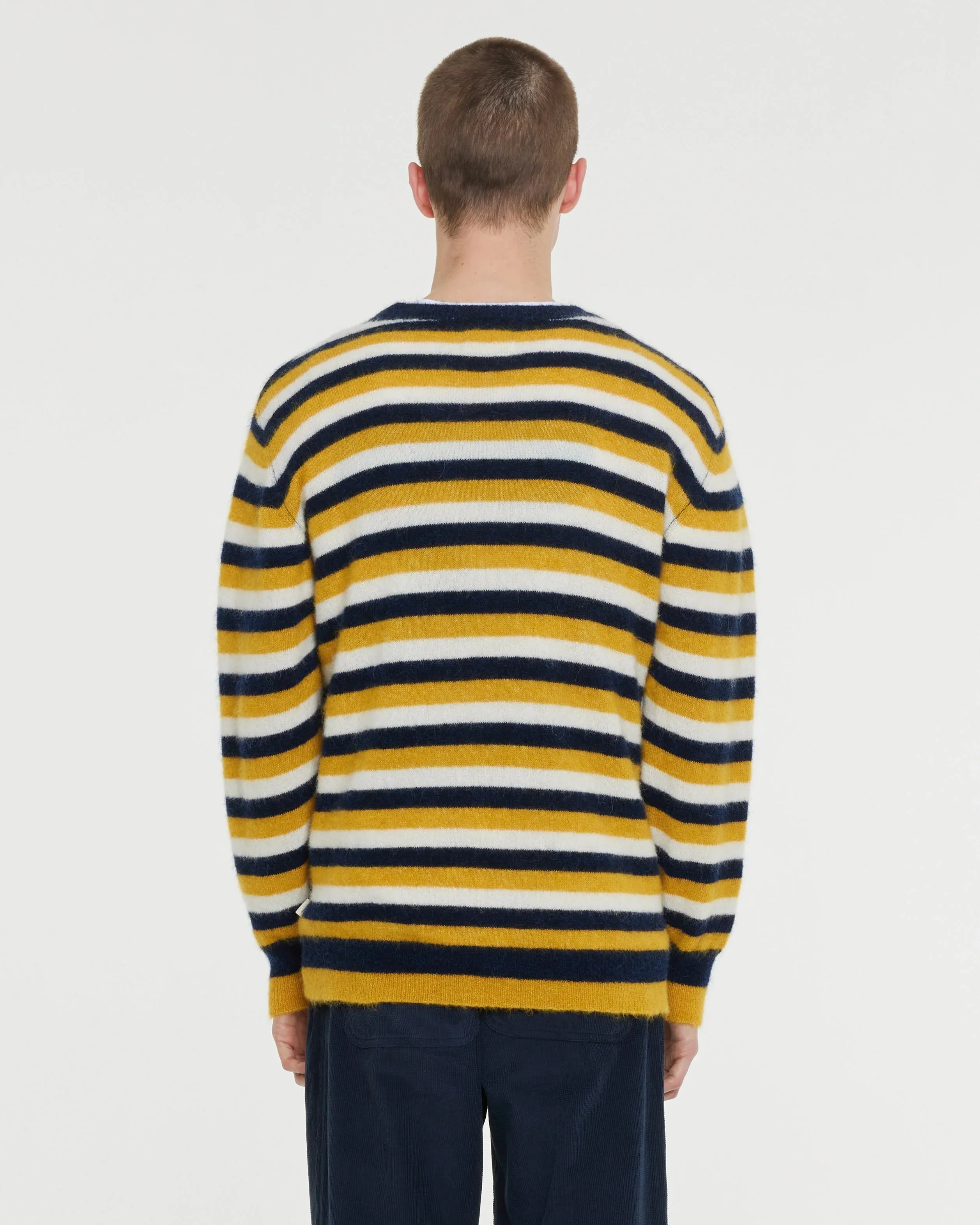 FINAL SALE: National Park Striped Sweater - Yellow