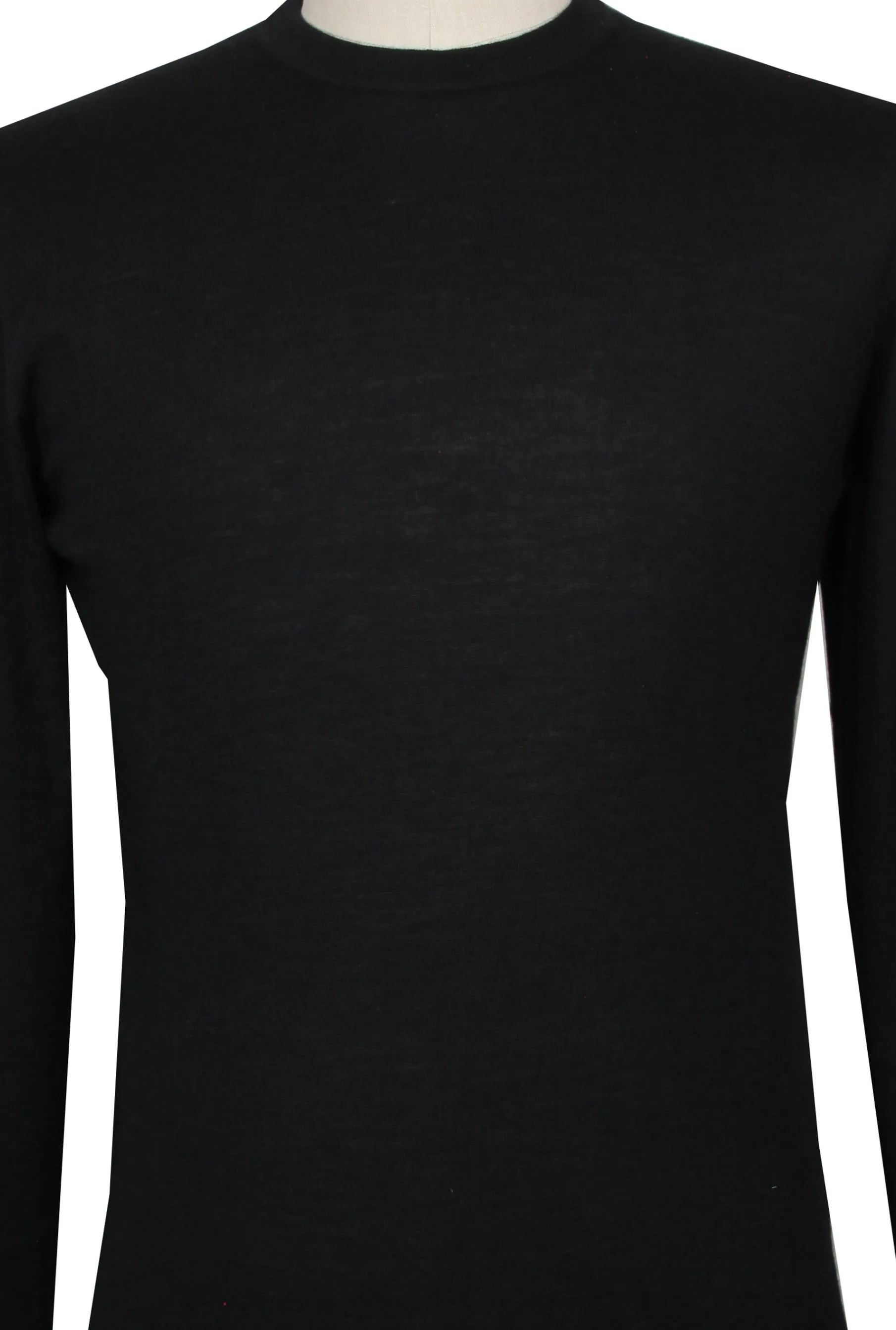 Fiori Di Lusso Black Crewneck Sweater