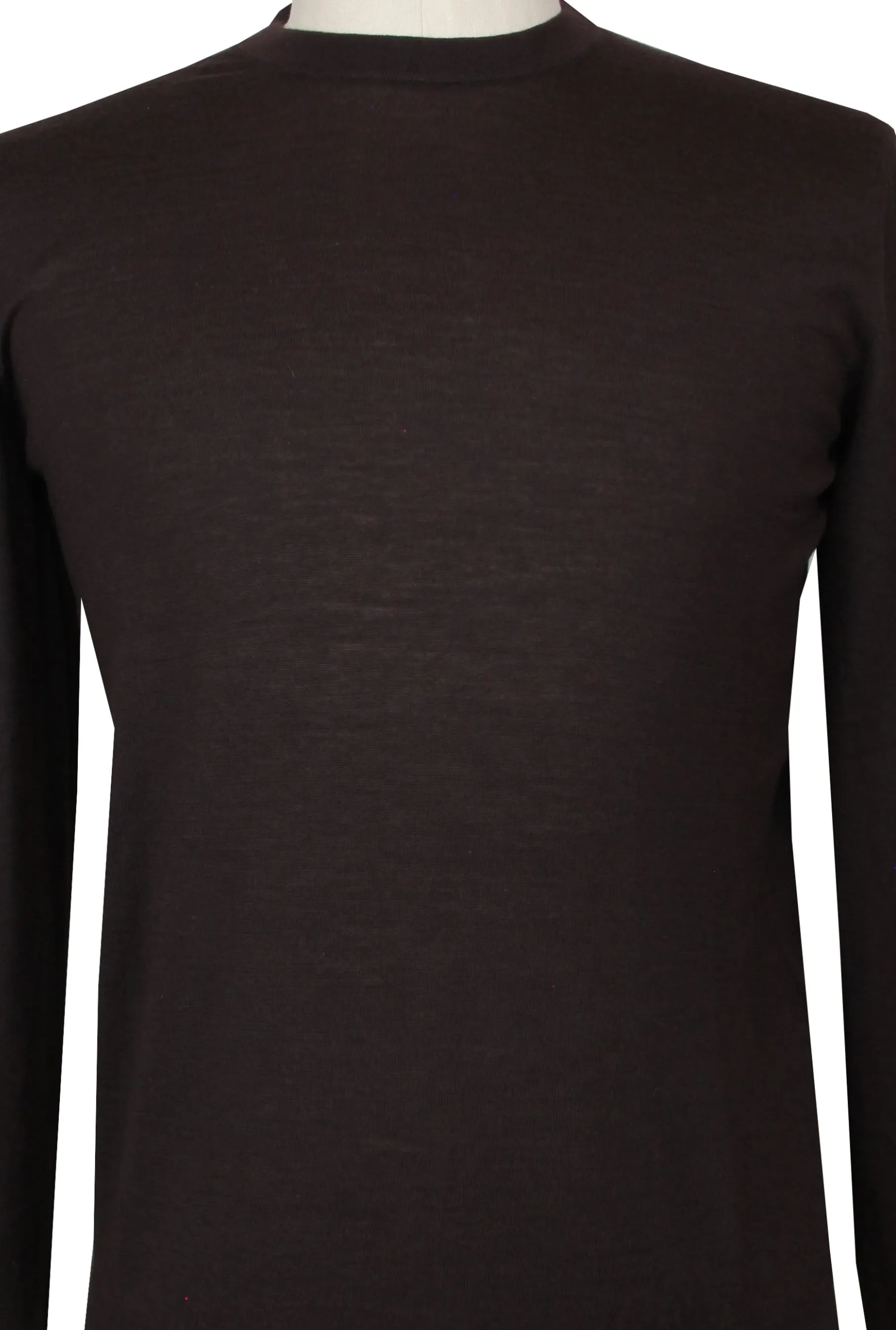 Fiori Di Lusso Dark Brown Crewneck Sweater