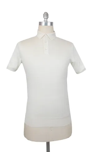 Fiori Di Lusso Off White 1/4 Button Polo Sweater