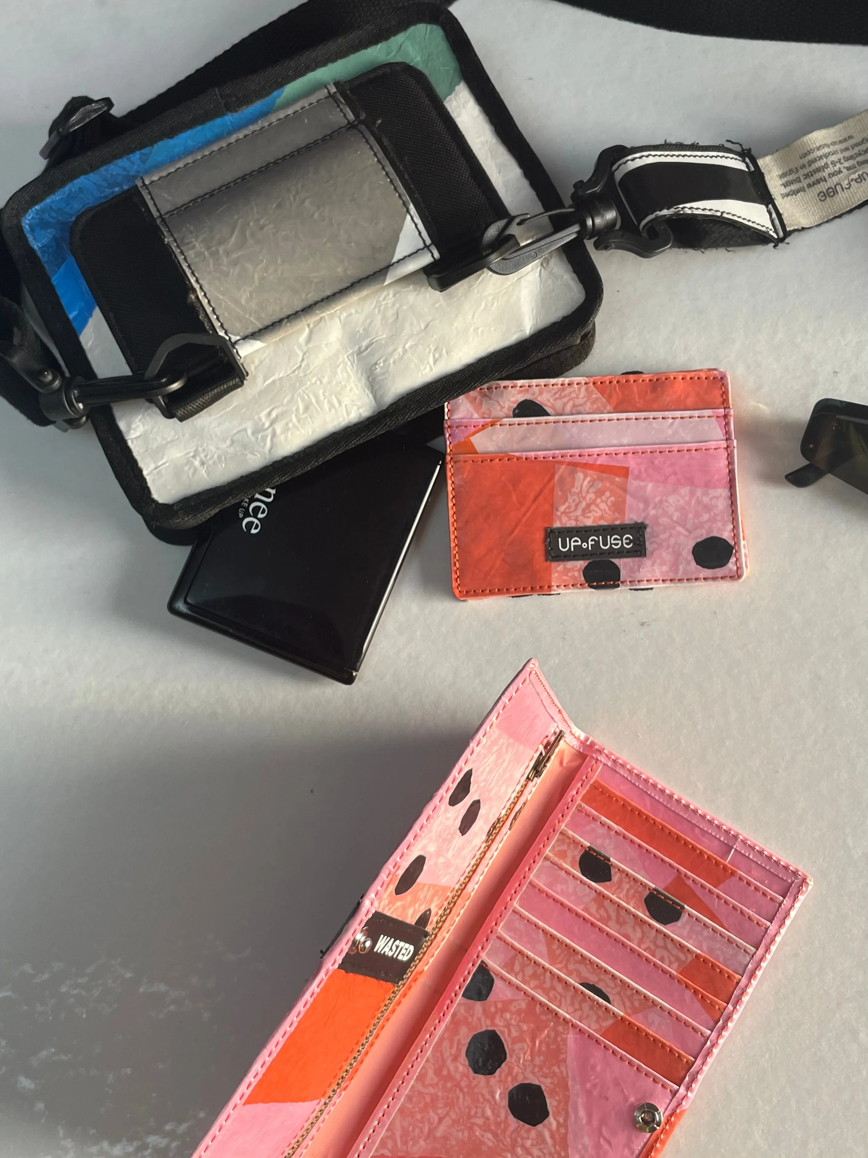 Flip Cardholder - Orange/Black