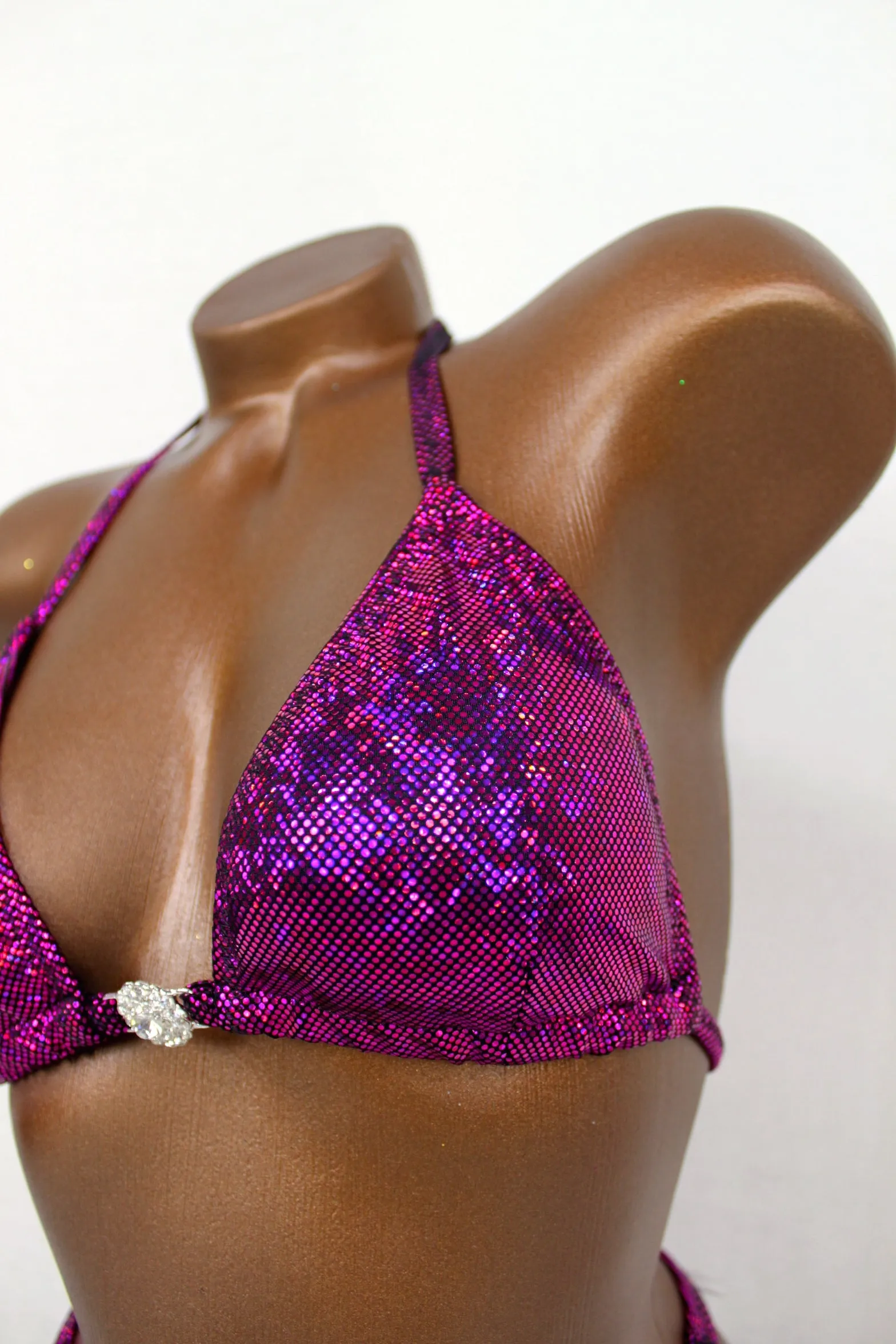 Flower Connector Posing Suit/ Figure Competition Posing Bikini