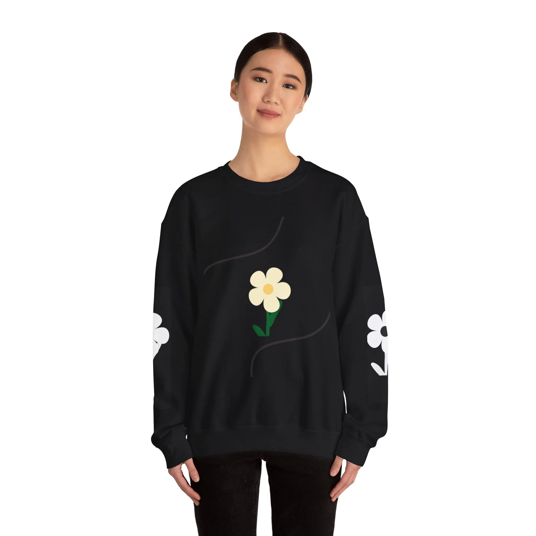 Flowering Vines-Unisex Heavy Blend™ Crewneck Sweatshirt-CJ8