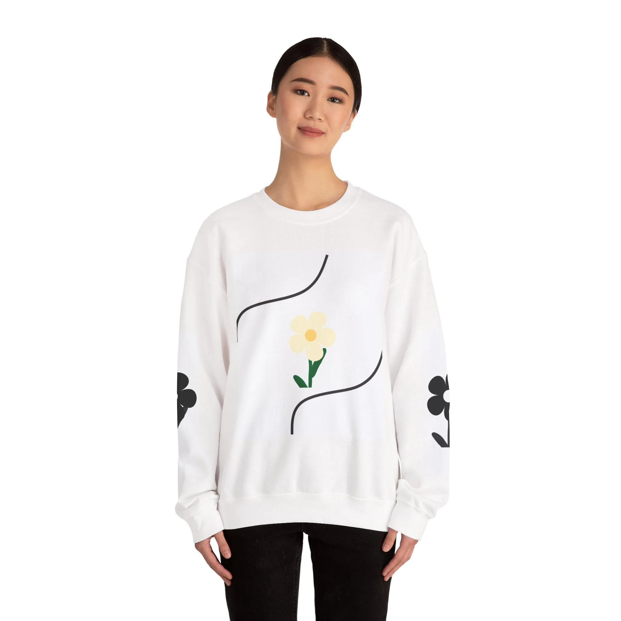 Flowering Vines-Unisex Heavy Blend™ Crewneck Sweatshirt-CJ8